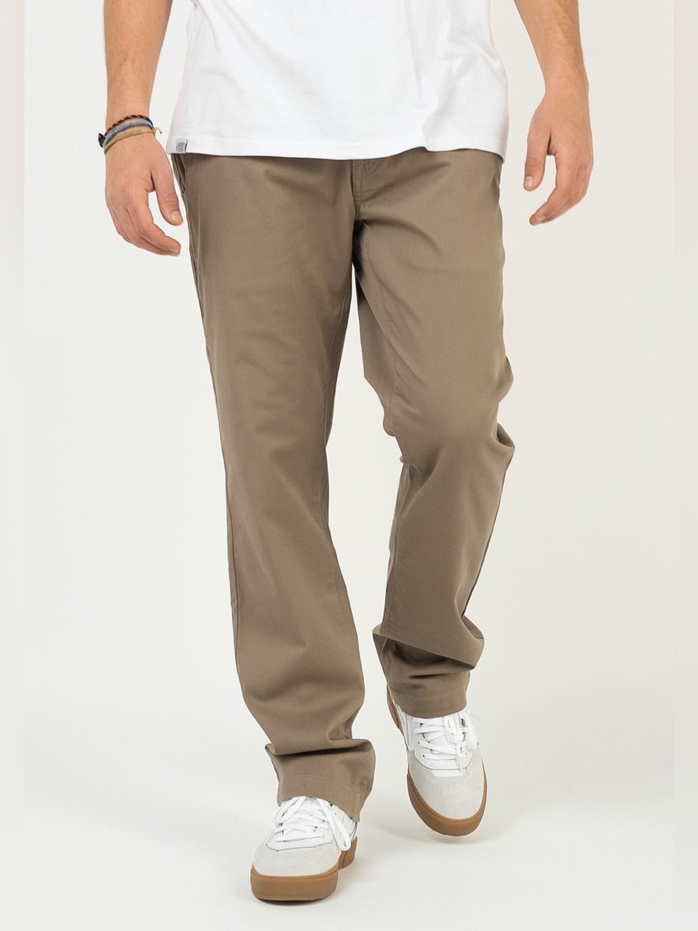 Volcom Frickin Modern Straight Khaki Chino Pants Youth Size 22 8 Slim NWT Skate - Picture 1 of 9